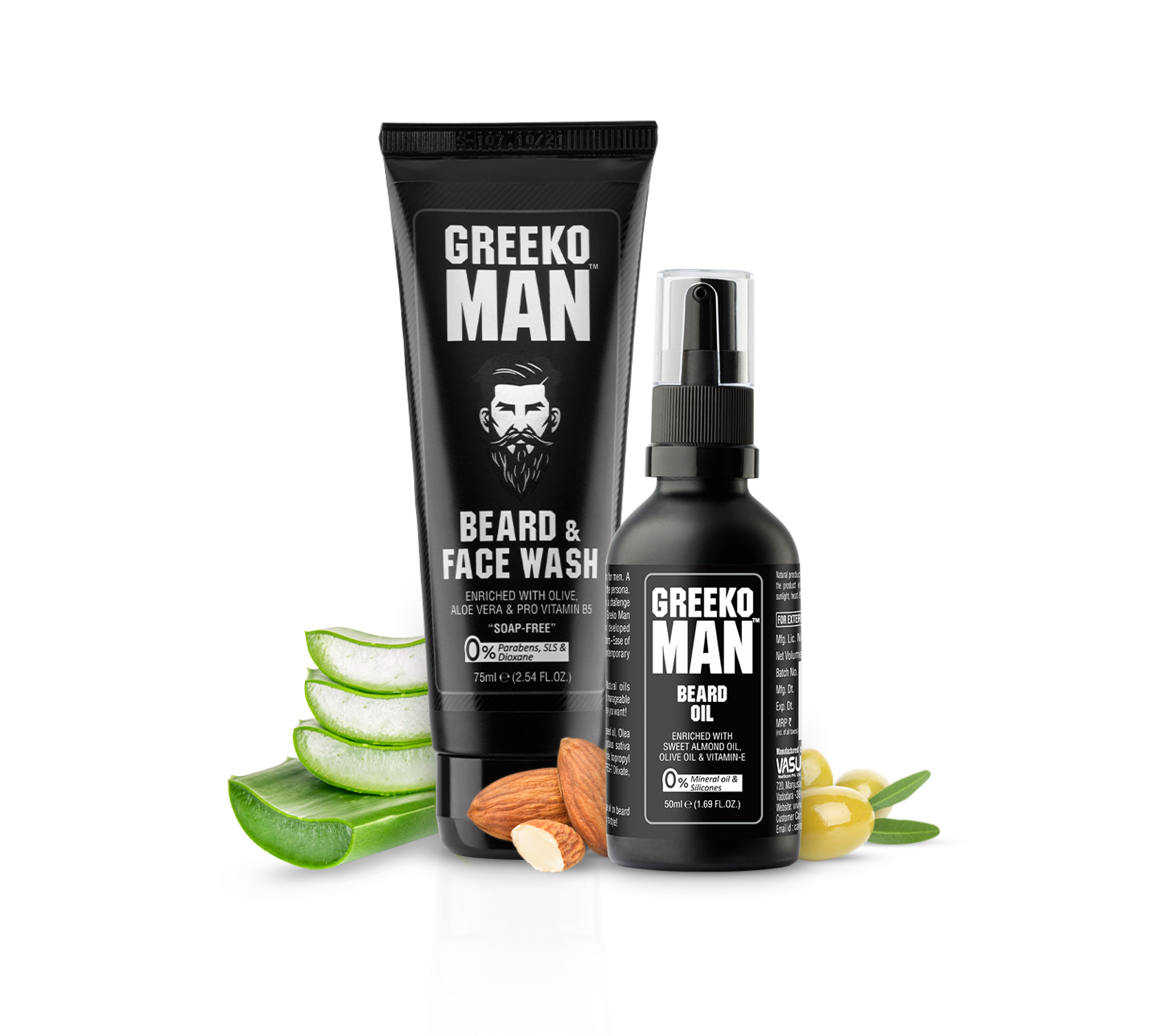 Greeko Man Beard Oil & Face wash