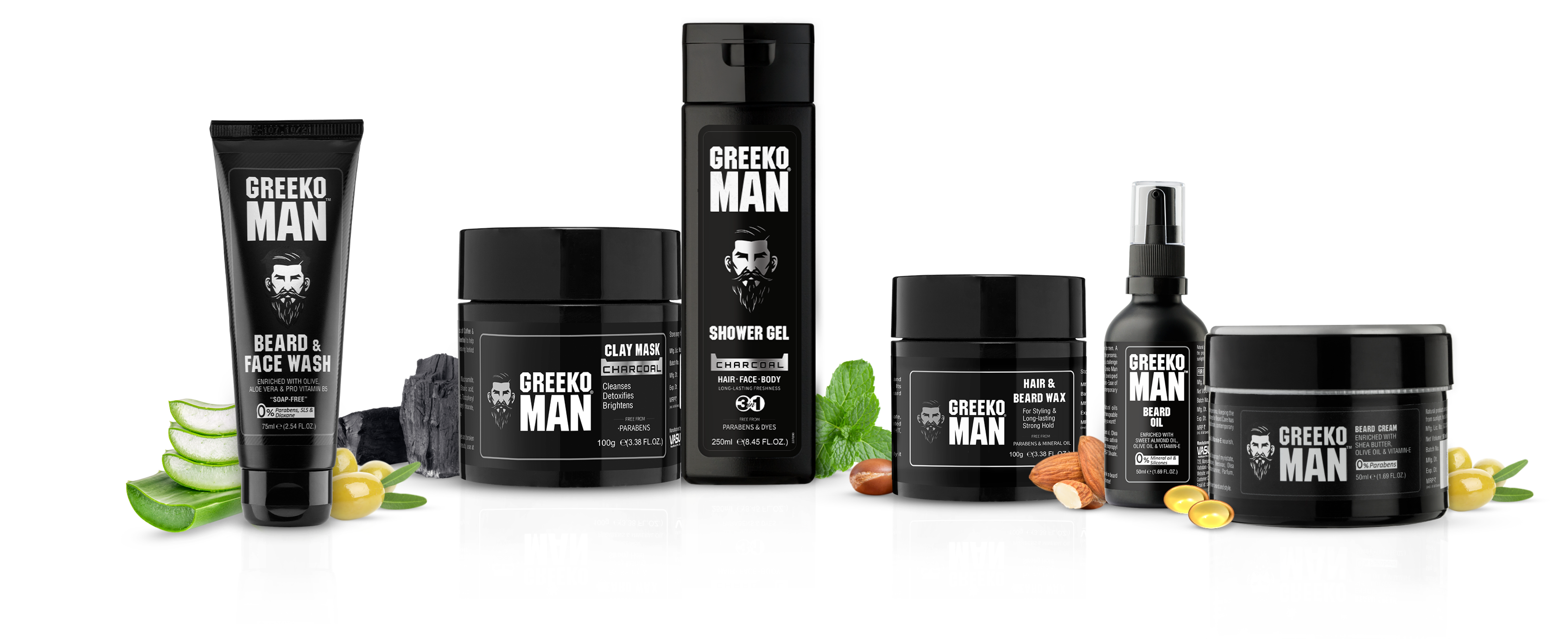 Greeko Man's Complete Grooming Kit