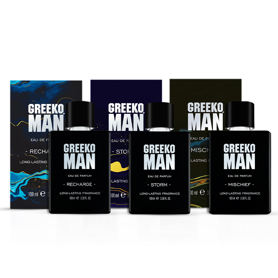 Greeko Man Perfume Combo (Pack of 3) For Men